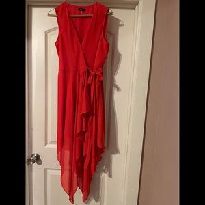 Soloiste Red Wrap Dress
